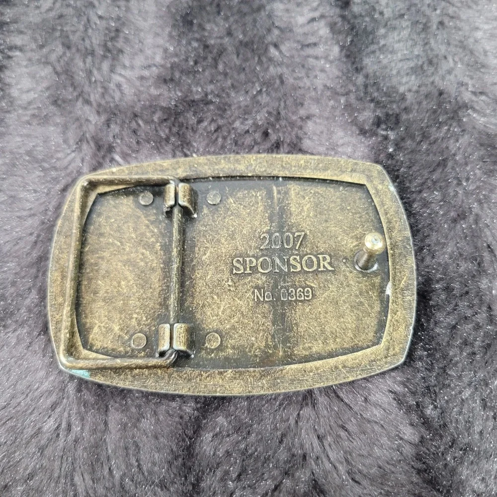 2007 American Veterans Disabled for Life Memorial Belt Buckle Sponsor 0369